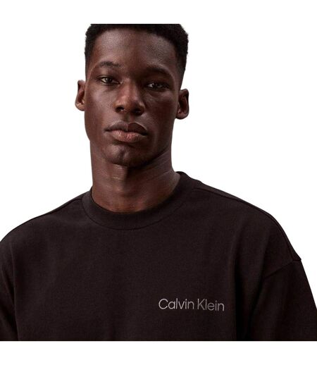 T-shirt Motif/style Logo Homme Noir Calvin Klein