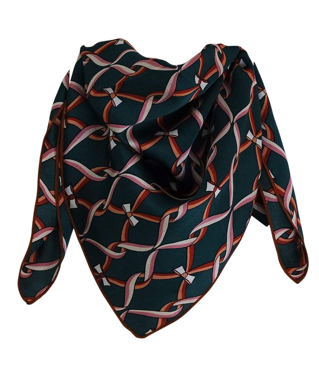 Foulard polysatin entrelacé-2