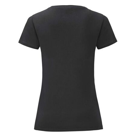 T-shirt iconic femme noir Fruit of the Loom