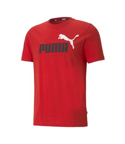T-shirt Rouge Homme Puma Essential +2