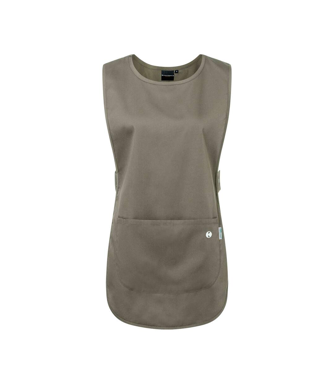 Womens/ladies Essential Pull Over Work Tunic Sage Karlowsky-1