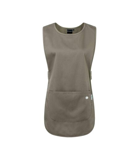 Womens/ladies Essential Pull Over Work Tunic Sage Karlowsky