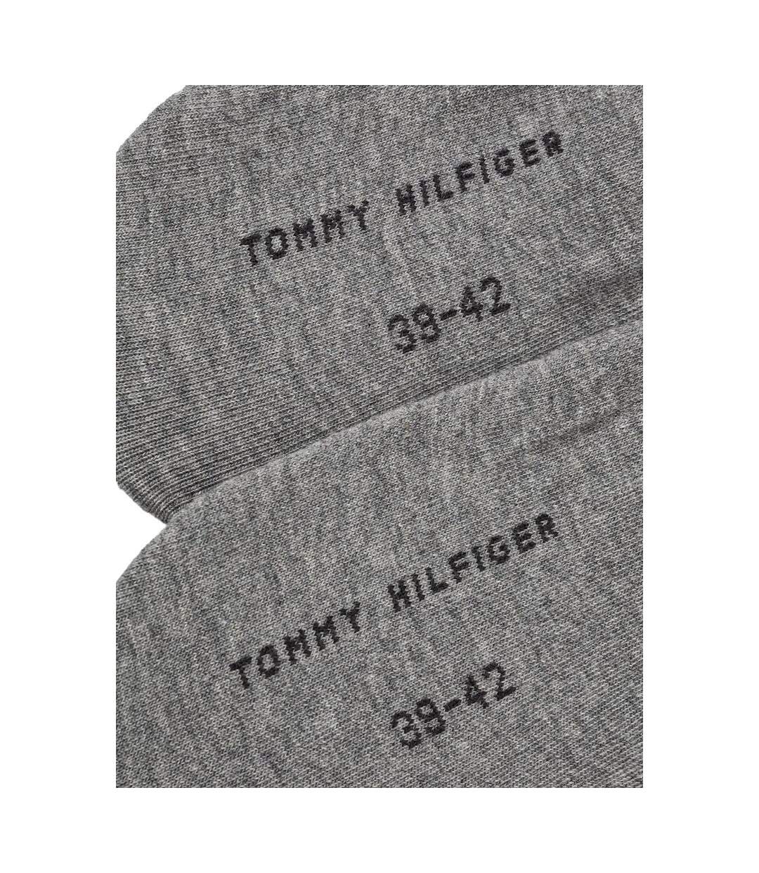 Socquettes Motif/style Uni Homme Gris Tommy Hilfiger-2