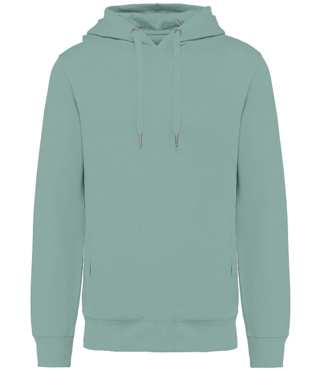 Sweat shirt à capuche coton bio - Mixte - K4009 - vert amande