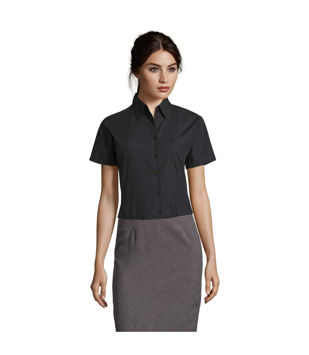 Chemisier Escape Femme Noir SOLS-1