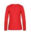 T-shirt Manches Longues #e190 Femme Rouge B&C-2