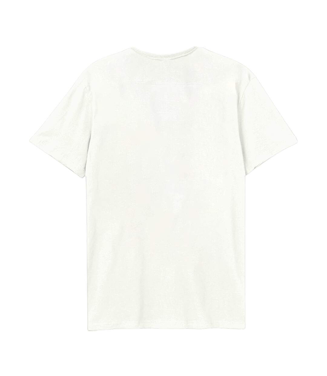 T-shirt Style Motorhead 50th Lock Up Adulte Vieux Blanc Amplified-2