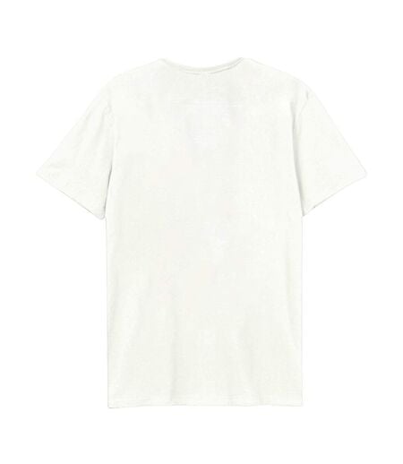 T-shirt Style Motorhead 50th Lock Up Adulte Vieux Blanc Amplified