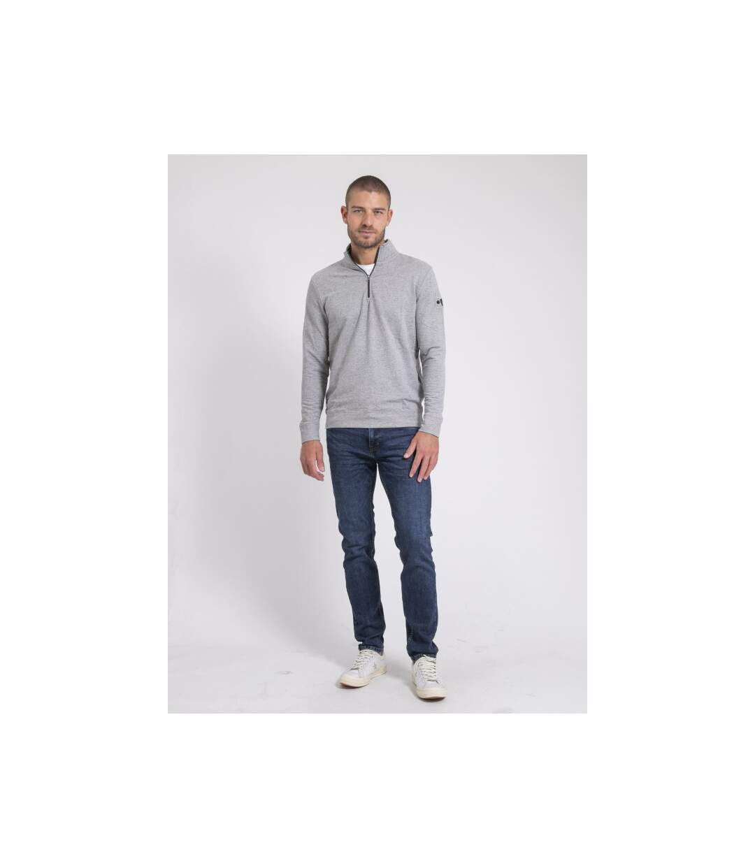 Sweat col montant zippé WALONIS-4