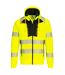 Mens dx4 hi-vis hoodie yellow/black Portwest