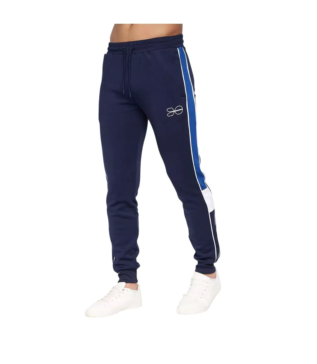Mens Chinooks Tracksuit Navy Blue Crosshatch-4