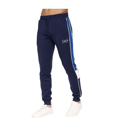Mens Chinooks Tracksuit Navy Blue Crosshatch
