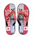 Tong Homme Mode- Chaussure de Plage Piscine - SU5324 STAR ROUGE