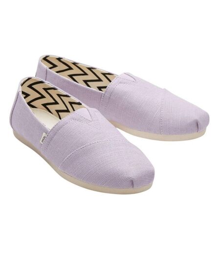 Womens/ladies Alpargata Classic Espadrilles Purple Toms