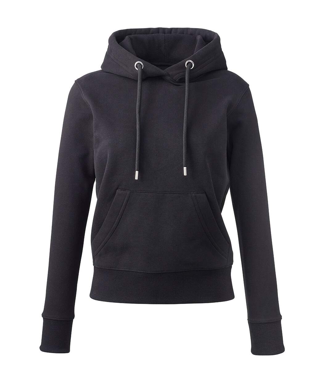 Anthem Womens/Ladies Organic Hoodie (Black) - UTPC4319