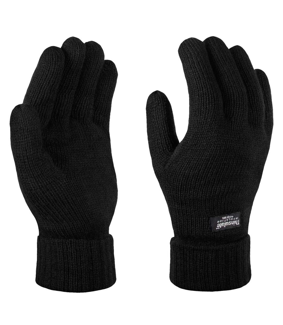 Regatta Unisex Thinsulate Thermal Winter Gloves (Black) - UTRG1489-1