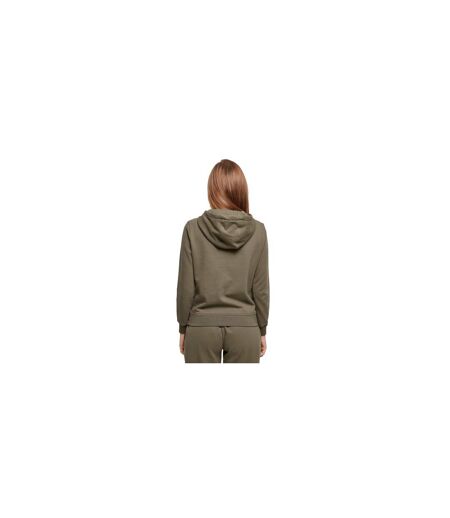 Womens/ladies Basic Hoodie Olive Build Your Brand