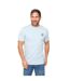 Mens Arkley Embroidered Logo Soft T-shirt Blue Bewley & Ritch-2