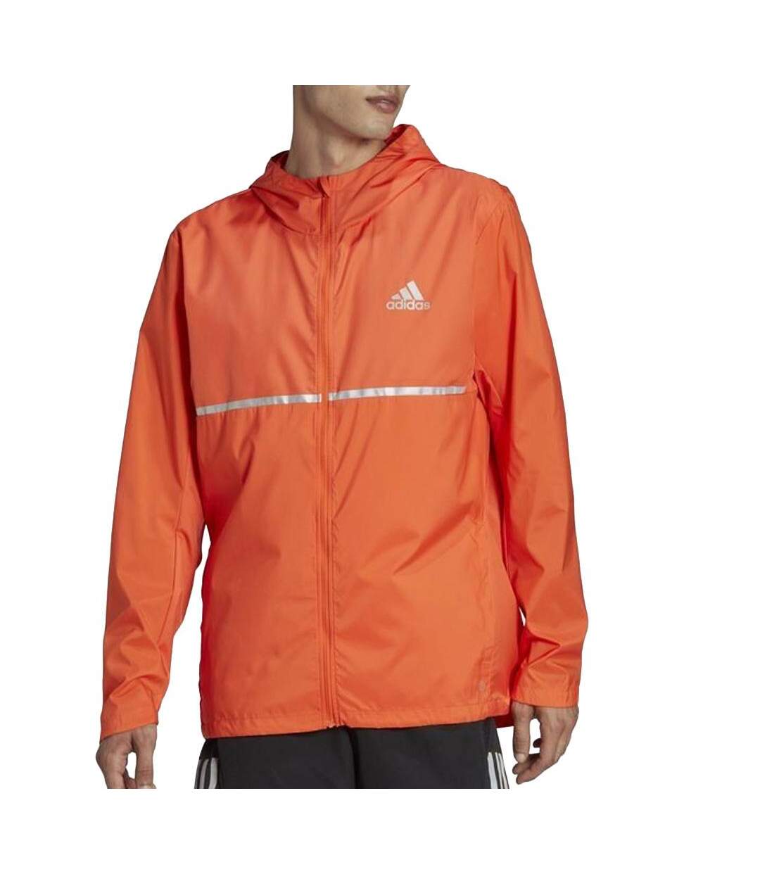 Veste orange homme adidas own the run-1
