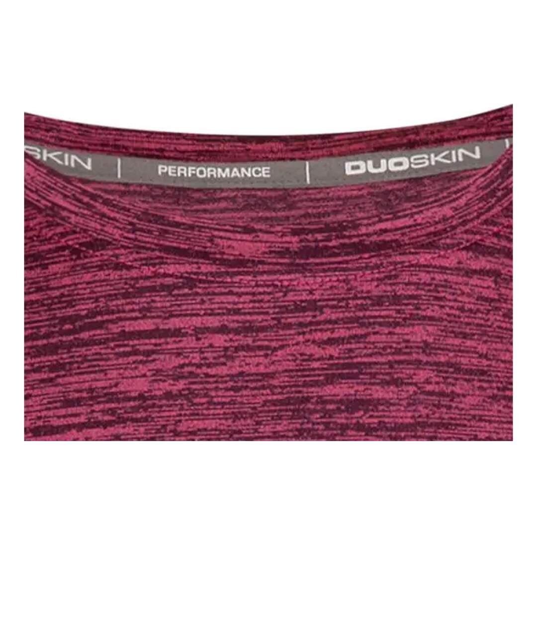 Womens/ladies Selinne Duo Skin Active Top Cassis Marl Trespass-4