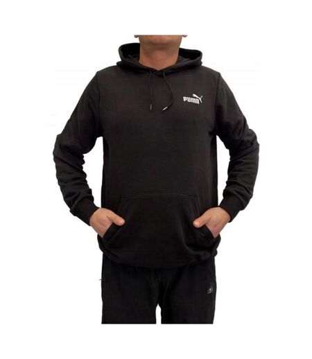 Sweat À Capuche Style Logo Essentials Homme Noir Puma