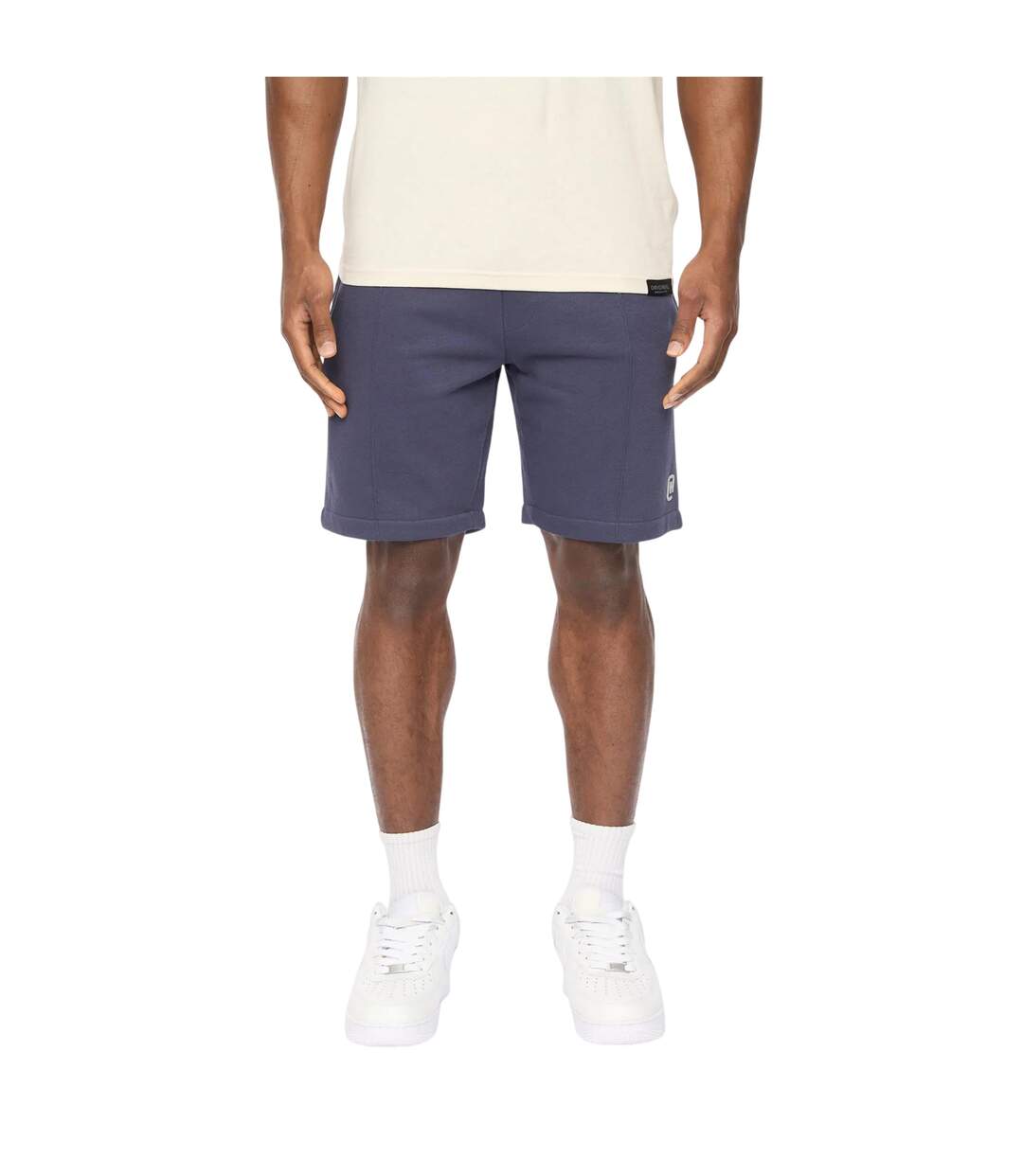 Short Décontracté Bardon Homme Bleu Marine Crosshatch-2