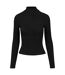 Haut Manches Longues Femme Noir Urban Classics-1