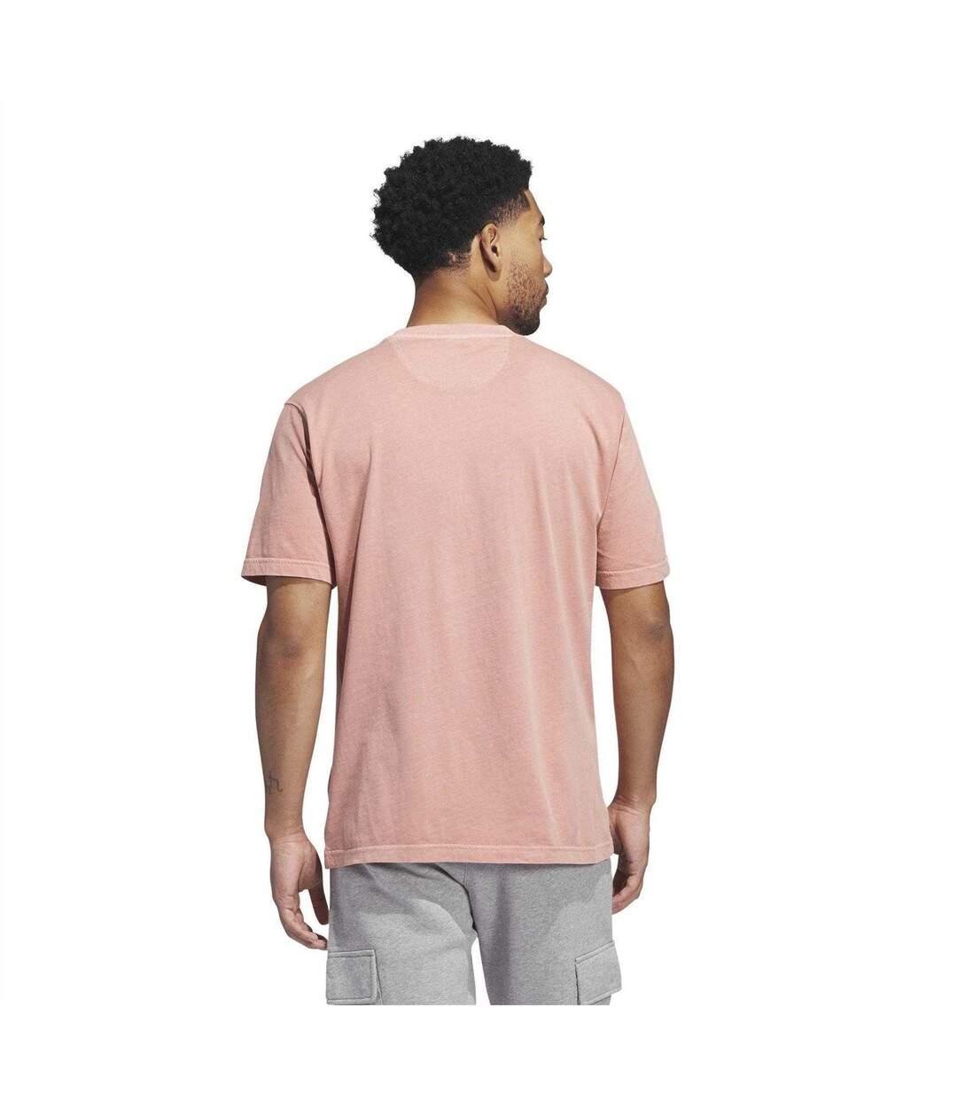 T-shirt Essentials Homme Orange Clair Adidas-3