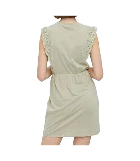 Robe kaki femme vero moda hollyn - m