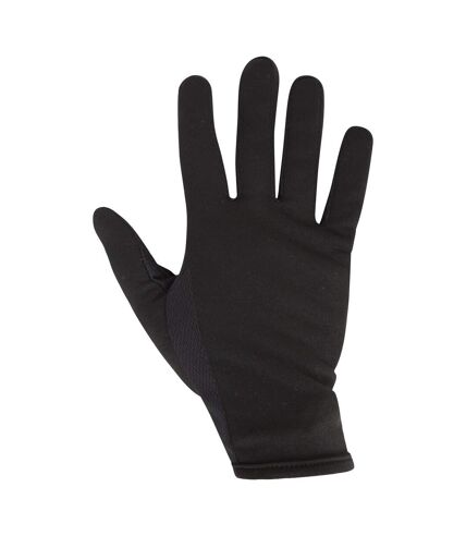 Unisex adult rush hat and gloves set m-l black Mountain Warehouse