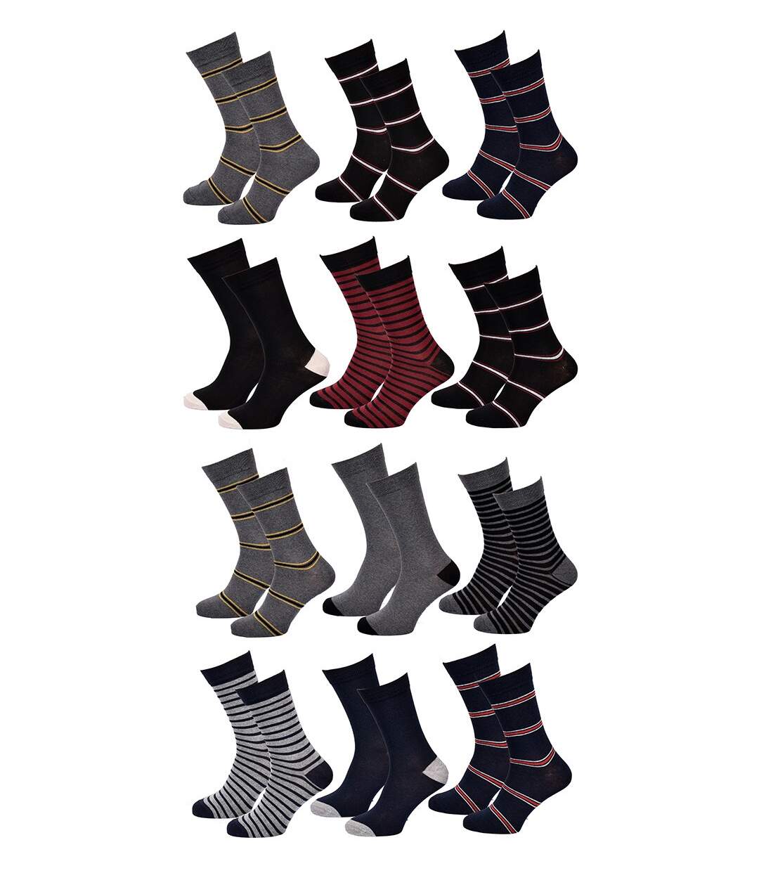 Chaussettes Homme CHEVIGNON CELIEN Pack de 12 Paires