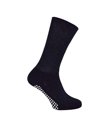 1 Pack Extra Wide Bamboo Oedema Socks with Grips