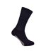 1 Pack Extra Wide Bamboo Oedema Socks with Grips-2