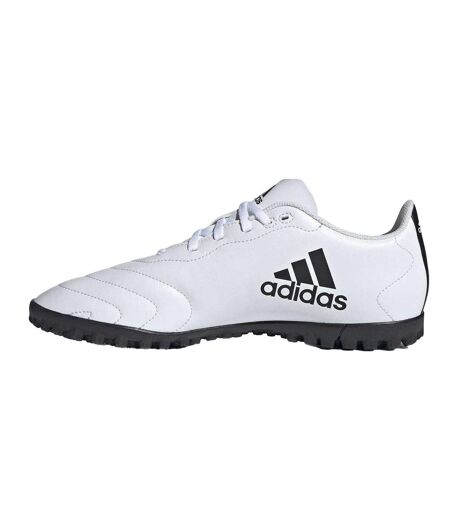 Mens Goletto Viii 3 Stripes Leather Artificial Ground Football Boots White Black Adidas