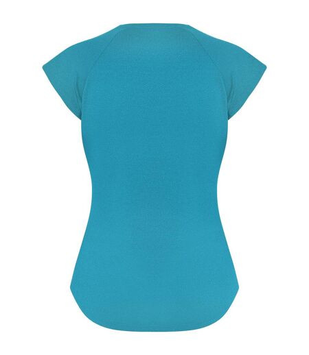 T-shirt Avus Femme Turquoise Vif Chiné Roly Sport