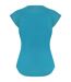 T-shirt Avus Femme Turquoise Vif Chiné Roly Sport-2