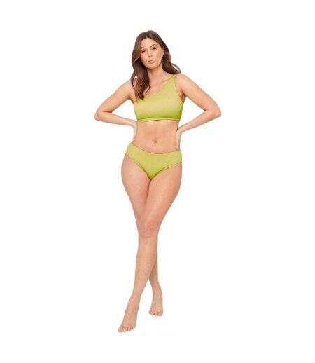 Bas De Maillot De Bain Motif/style Texturé Femme Vert Clair Vif Be You