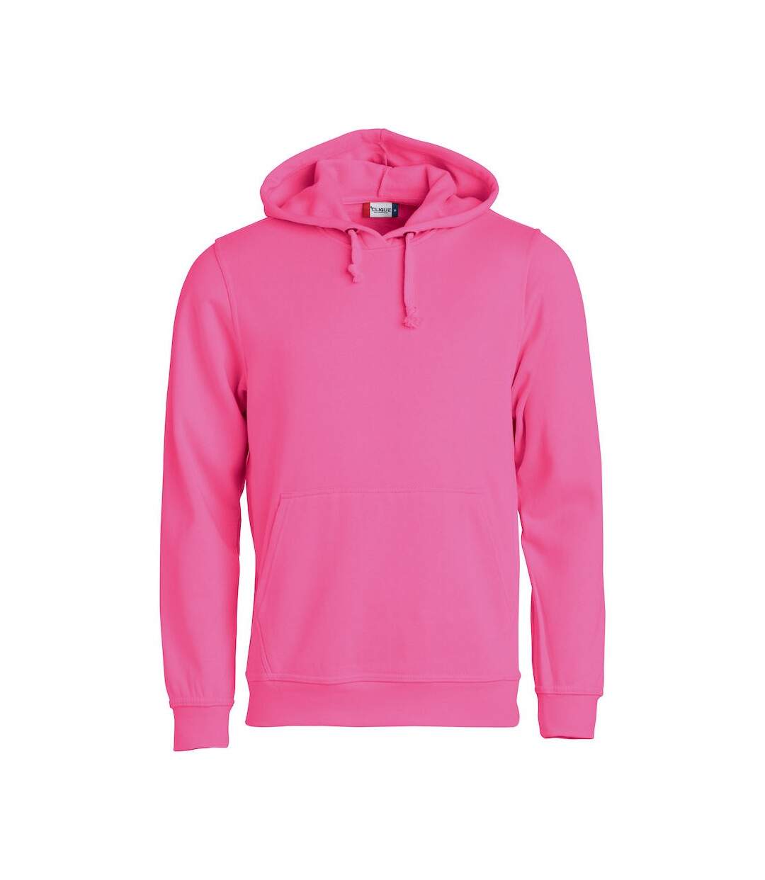 Sweat à capuche basic adulte rose cerise vif Clique