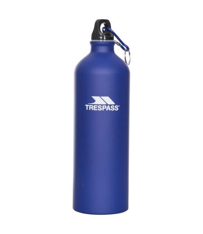 Trespass Adults Slurp Water Bottle With Carabiner (1 Litre) (Matt Blue) (One Size) - UTTP407