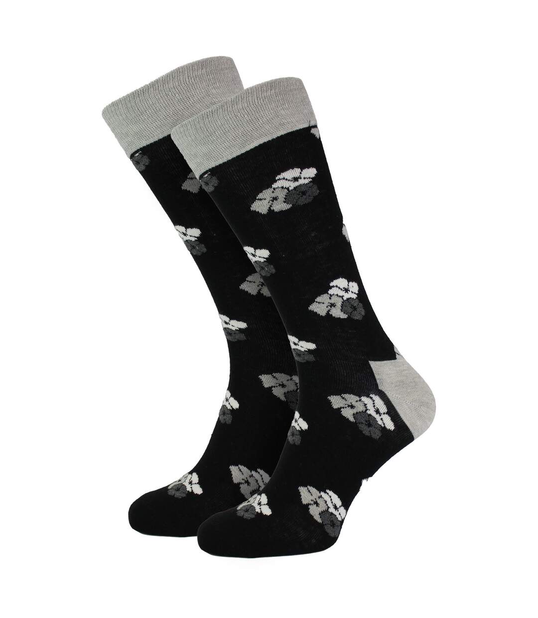 1 Pair Floral Mens Dress Socks | Classic Flower Socks-3