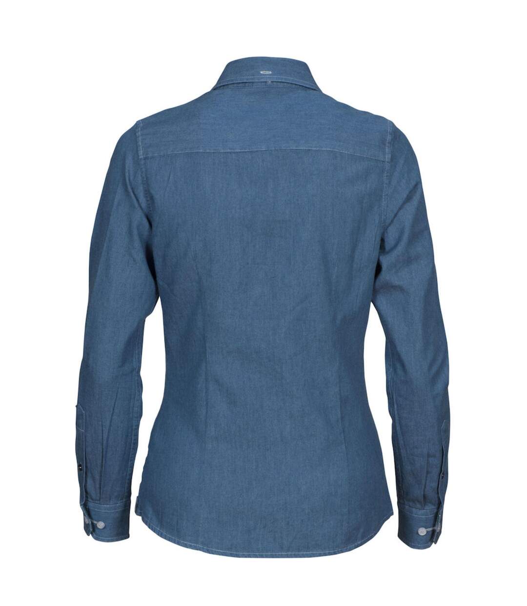 Chemisier Jupiter Femme Bleu Denim James Harvest-2