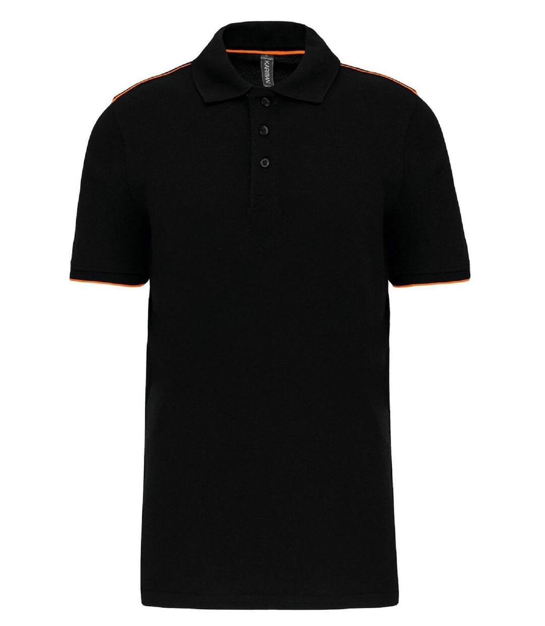 Polo professionnel DayToDay pour homme - WK270 - noir et orange