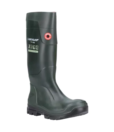 Bottes De Pluie Purofort Terrapro Adulte Vert Dunlop