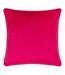 Housse de coussin inked you rock 43 cm x 43 cm noir / rose Furn Furn