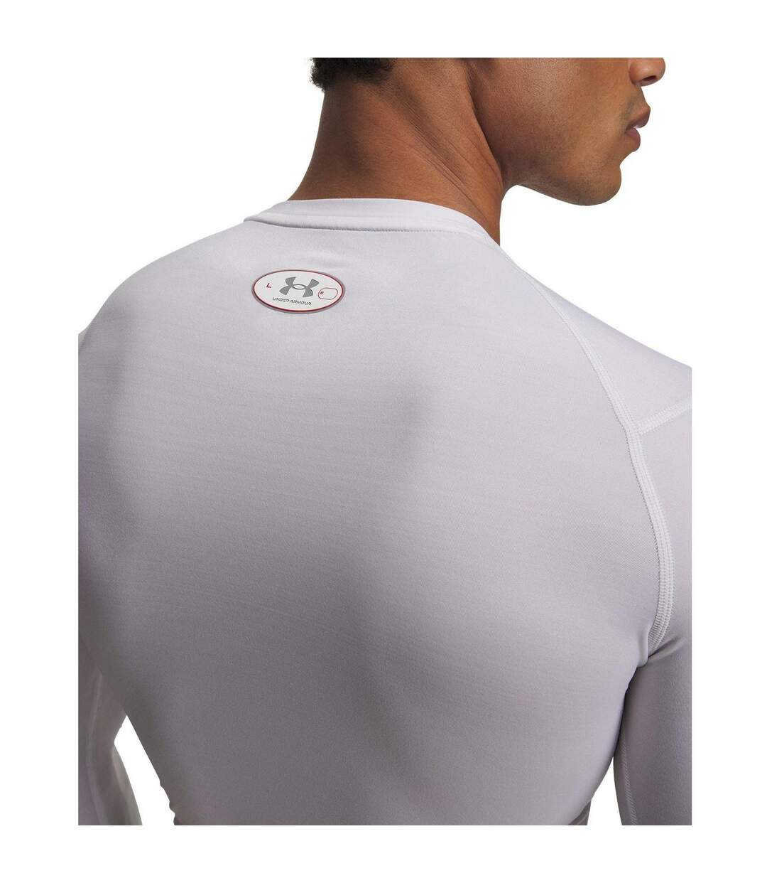 Haut Thermique Manches Longues Elite Homme Blanc Under Armour-3
