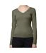 T-Shirt kaki femme pieces pcbarbera - l-1