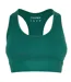 Brassière De Sport Motif/style Côtelé Femme Vert Sombre USA-3