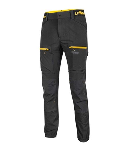 Pantalon de travail - Homme - UPFU267 - noir et jaune