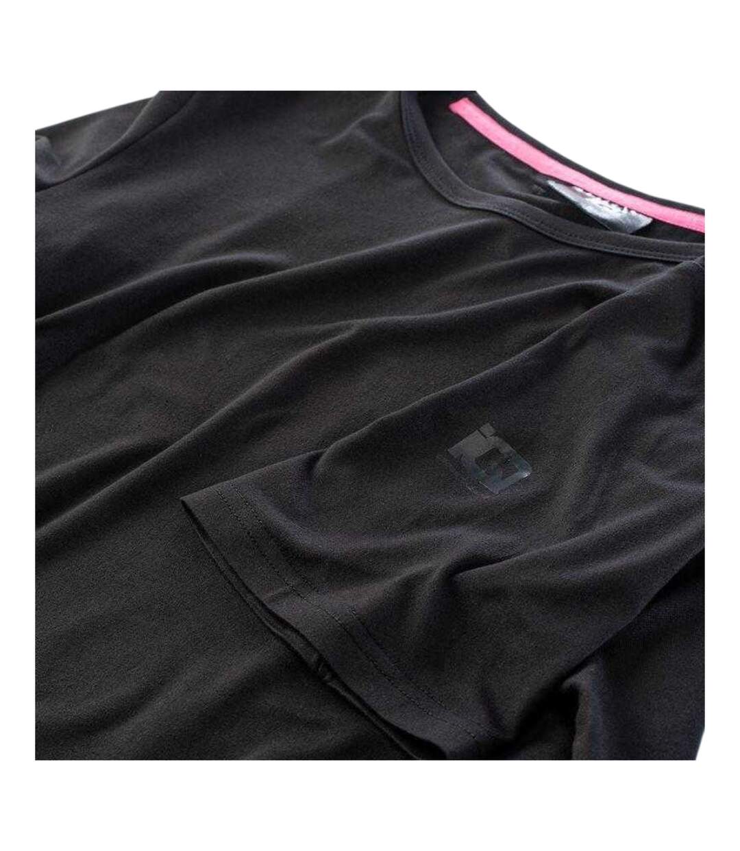 T-shirt Motif/style Logo Laika Femme Noir IQ-3