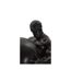 Statuette Homme Athlétique Atlas 43cm Noir-4
